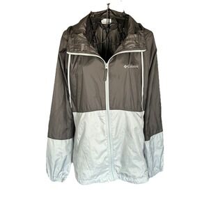 Columbia Womens Size‎ S Hooded Windbreaker Jacket Packable Lightweight Blue